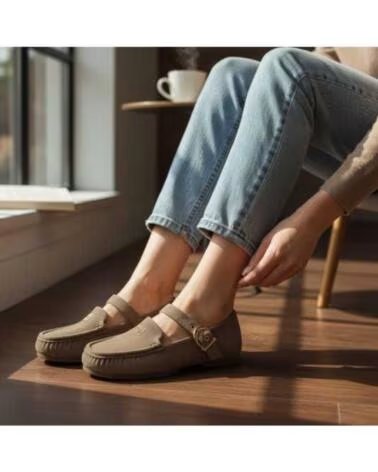 MOCASSINO DA DONNA TIMBOS 133641 KAKI