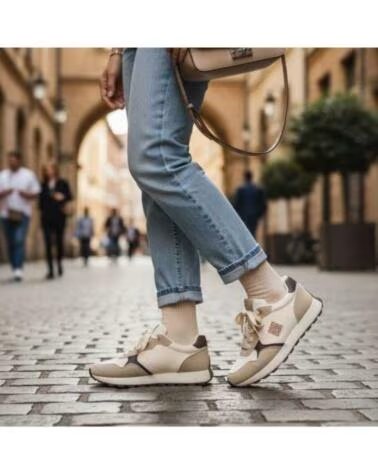 TIMBOS TÉNIS DE MULHER BEGE 133667 BEIGE