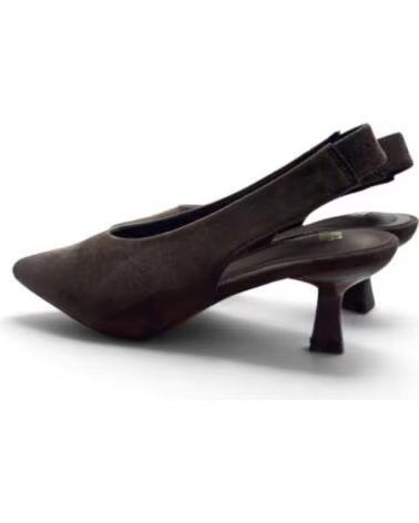 BUONAROTTI SANDALO TACCO SLINGBACK ELEGANTE 133623 MARRON