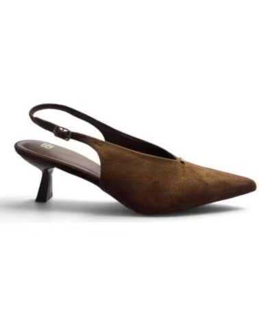 BUONAROTTI SANDALO TACCO SLINGBACK ELEGANTE DONNA CAMEL 133618
