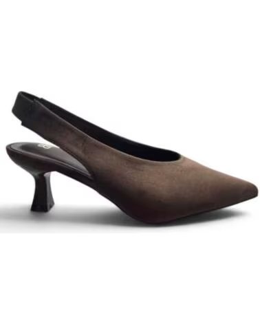 BUONAROTTI SANDALO TACCO SLINGBACK ELEGANTE 133623 MARRON