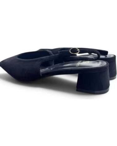 BUONAROTTI SANDALO TACCO SLINGBACK ELEGANTE 133626 NEGRO