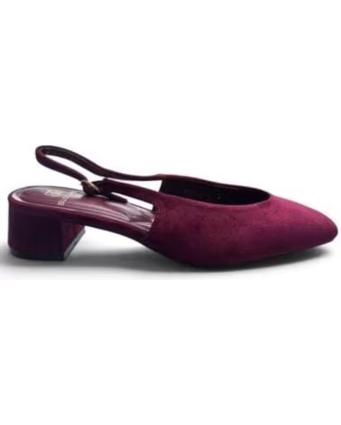 BUONAROTTI SANDALO TACCO SLINGBACK ELEGANTE BORDEAUX 133627 BURDEOS