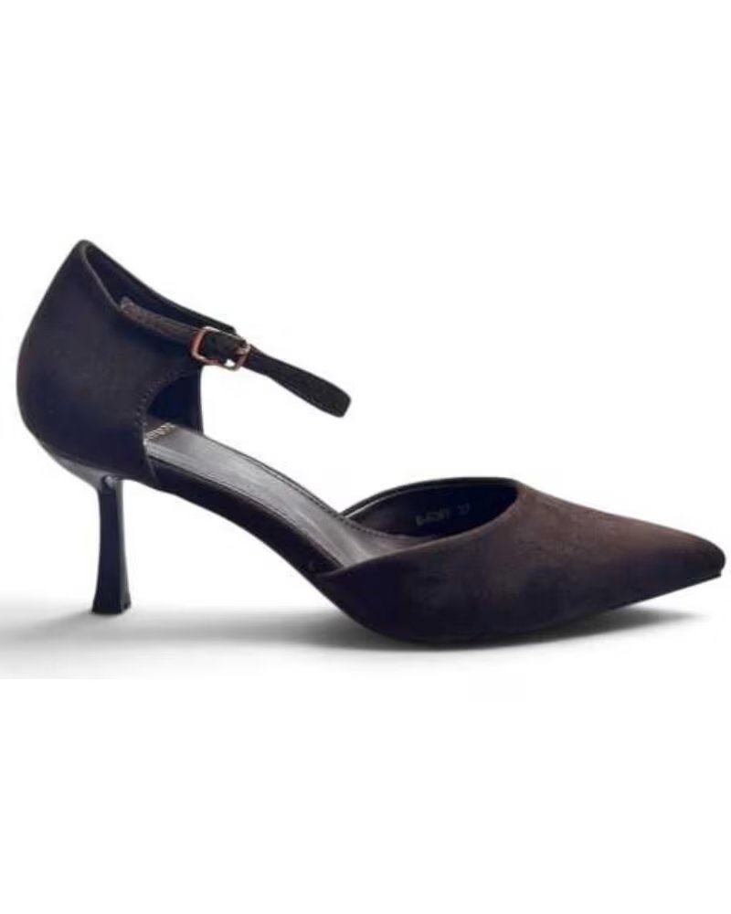 BUONAROTTI SANDALIA TACÓN TALONERA VESTIR 133629 MARRÓN MARRON