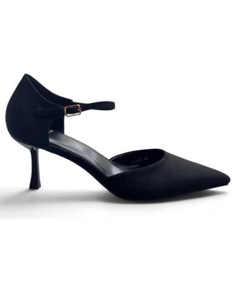 BUONAROTTI SANDALIA TACÓN TALONERA VESTIR COLOR NEGRO 133630