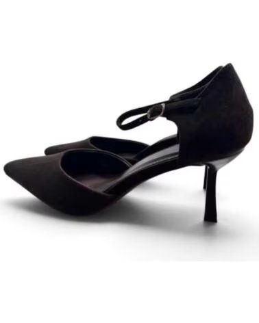 BUONAROTTI SANDALIA TACÓN TALONERA VESTIR 133629 MARRÓN MARRON