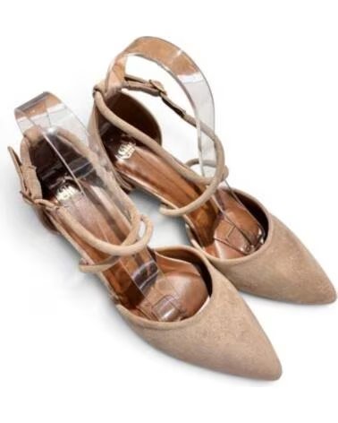 BUONAROTTI SANDALIA TACÓN TALONERA VESTIR COLOR BEIGE 133725