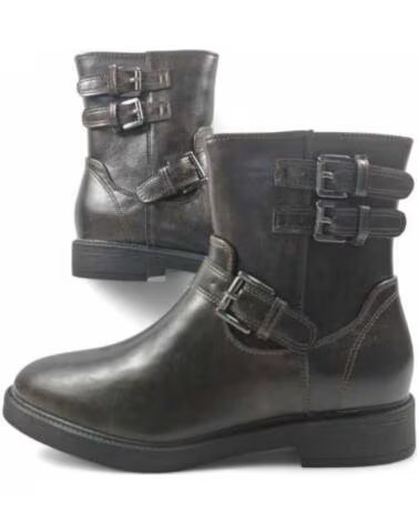 TIMBOS FLACHE DAMENSTIEFELETTE BRAUN 132081 MARRON