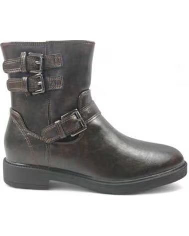 TIMBOS FLACHE DAMENSTIEFELETTE BRAUN 132081 MARRON