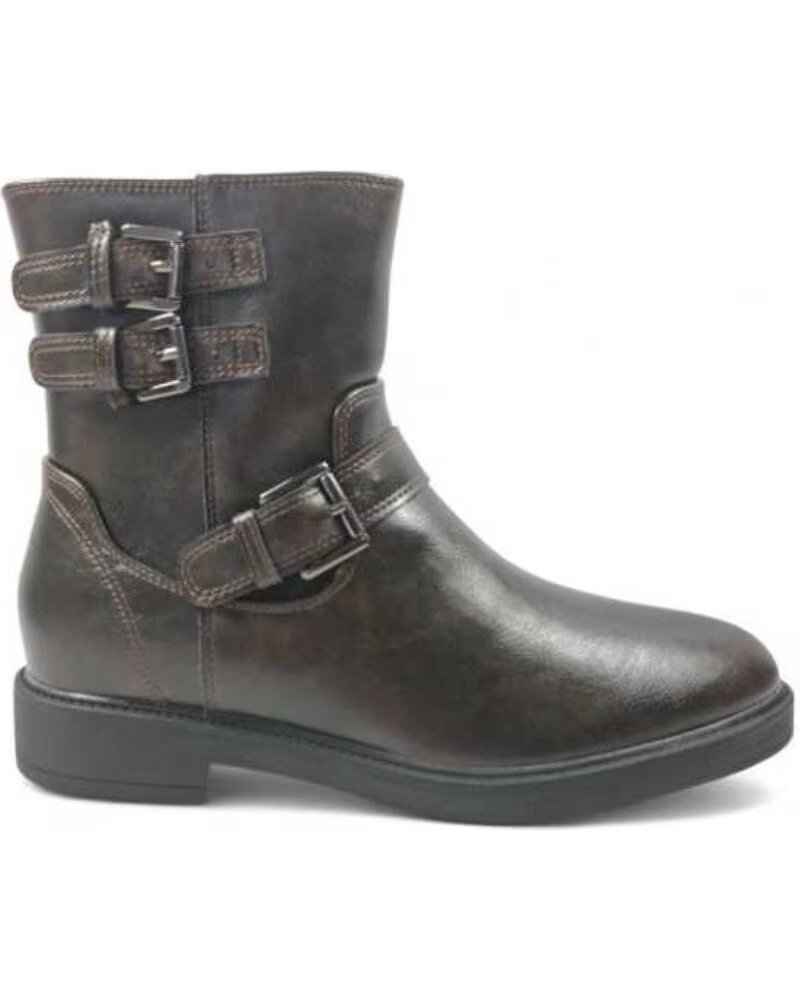 TIMBOS FLACHE DAMENSTIEFELETTE BRAUN 132081 MARRON