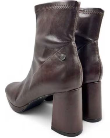 TIMBOS STIVALETTI CON TACCO E PLATFORM DONNA MARRONE 132218 MARRON
