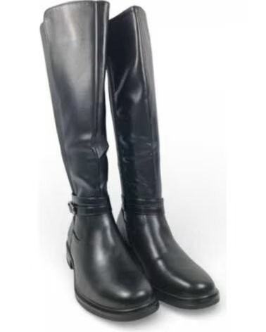 TIMBOS BOTA RASA DE MULHER PRETO 132413 NEGRO