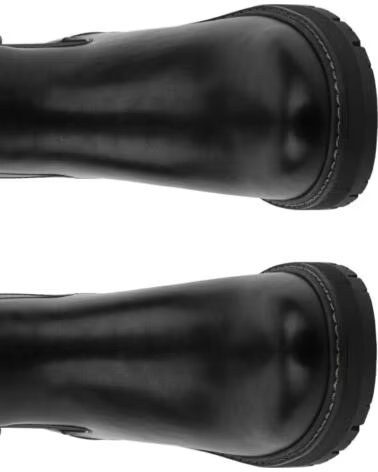 BB UP BOTINES DE MUJER CON TACON Y HEBILLA 2623 PU NEGRO BLACK