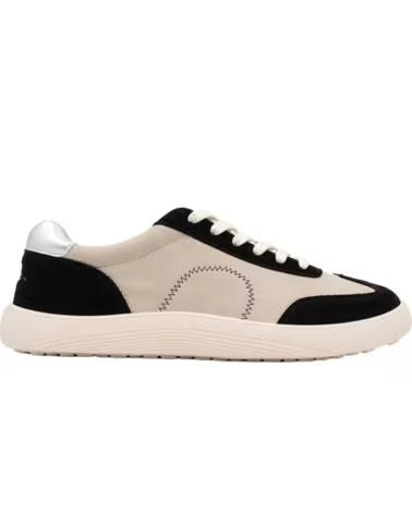 BB UP ZAPATILLA BAREFOOT BLANCA Y NEGRA DE MUJER ESTILO CASUAL 2700 Taupe-Negro BLACK