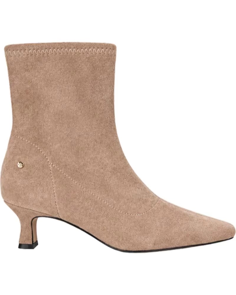 BB UP BOTIN BEIGE DE MUJER CON TACON BAJO 2740 ANTE Taupe BROWN