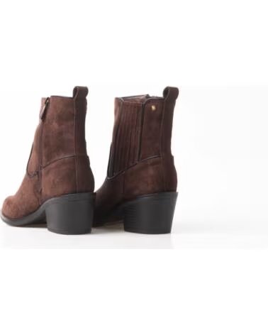 BB UP BOTIN MARRON DE MUJER CON TACON Y DETALLES LATERALES 2760 ANTE Cafe BROWN