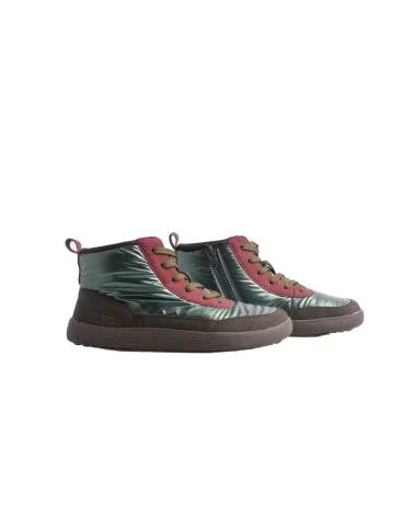 BB UP ZAPATILLA BAREFOOT ALTA DE MUJER MULTICOLOR CON SUELA GRUESA 2702 Kaki GREEN