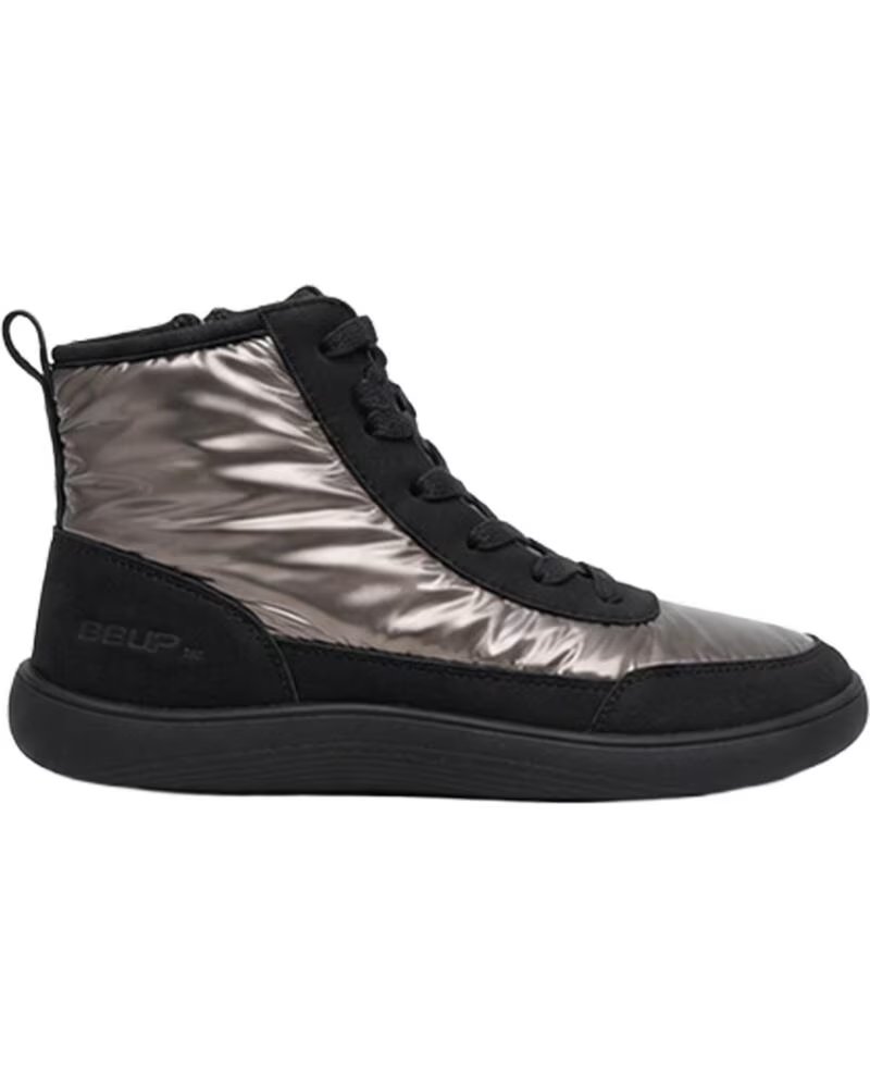 BB UP ZAPATILLA BAREFOOT NEGRA DE MUJER CON DETALLES METALIZADOS 2702 Negro BLACK