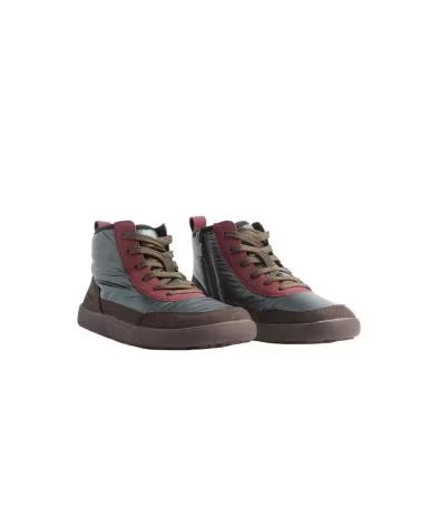 BB UP ZAPATILLA BAREFOOT ALTA DE MUJER MULTICOLOR CON SUELA GRUESA 2702 Kaki GREEN