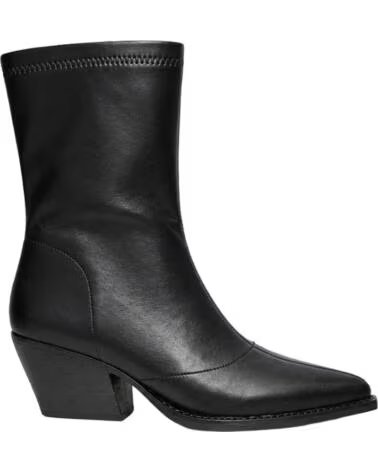 BB UP BOTIN NEGRO DE MUJER CON TACON 2727 PU Negro BLACK
