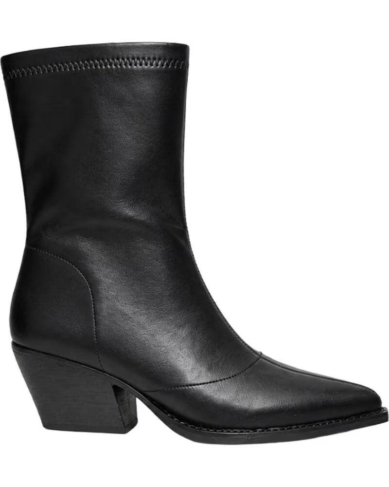 BB UP BOTIN NEGRO DE MUJER CON TACON 2727 PU Negro BLACK