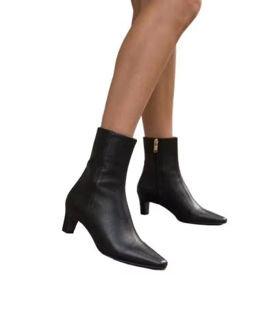 BB UP BOTIN NEGRO DE MUJER CON TACON BAJO 2714 Negro BLACK
