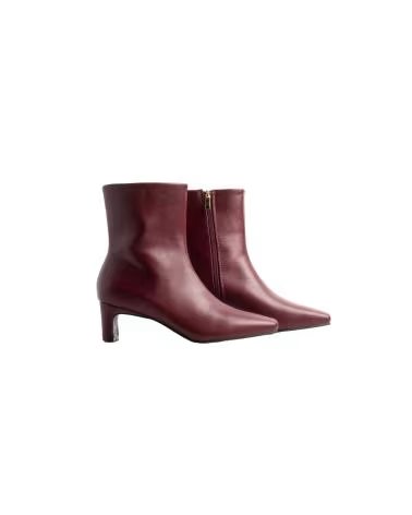 BB UP BOTIN BURDEOS DE MUJER CON TACON 2714 Burdeos RED