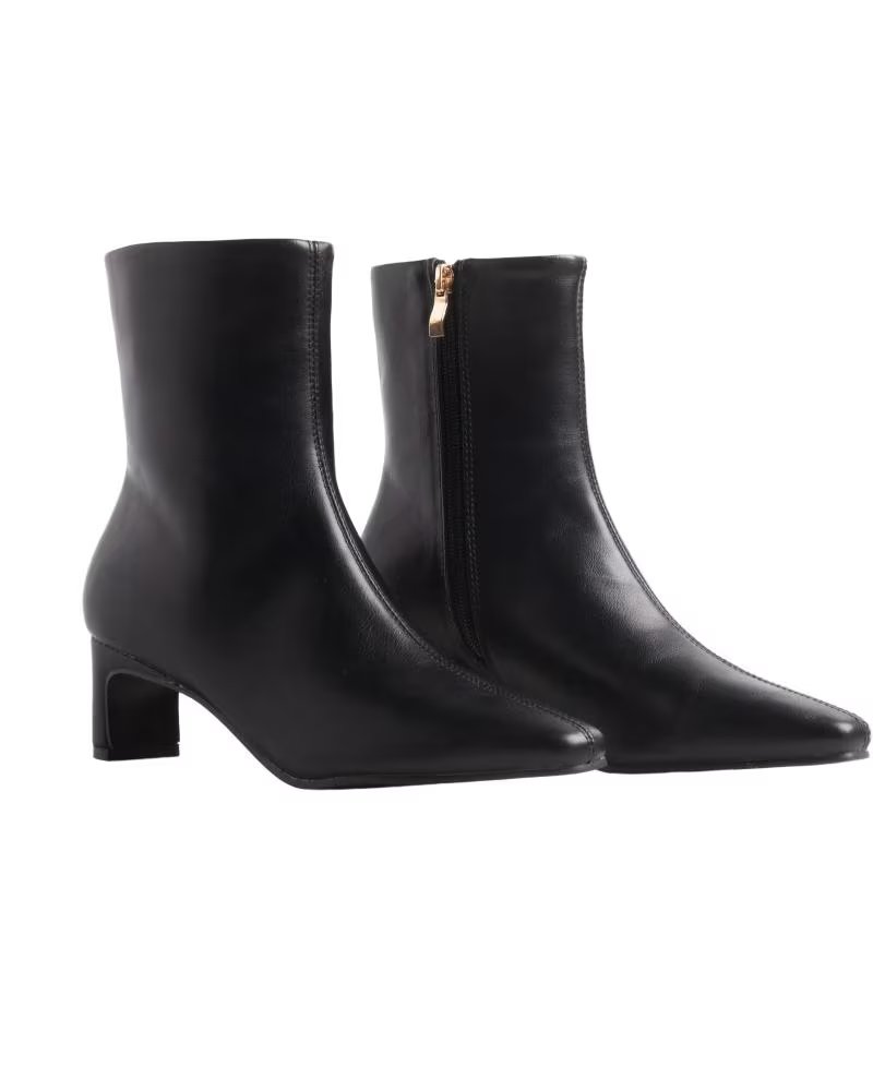 BB UP BOTIN NEGRO DE MUJER CON TACON BAJO 2714 Negro BLACK
