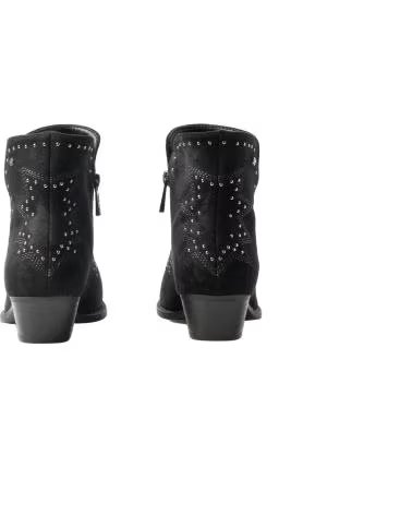 BB UP BOTIN NEGRO DE MUJER CON TACHAS Y TACON 2763 ANTE Negro BLACK