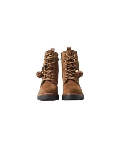 BB UP BOTIN CAMEL DE MUJER CON CORDONES Y SUELA TRACK 2762 ANTE Camel BROWN
