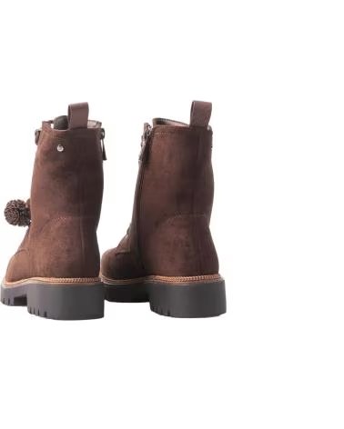 BB UP BOTIN MARRON DE MUJER CON CORDONES Y SUELA TRACK 2762 ANTE Cafe BROWN