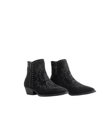 BB UP BOTIN NEGRO DE MUJER CON TACHAS Y TACON 2763 ANTE Negro BLACK