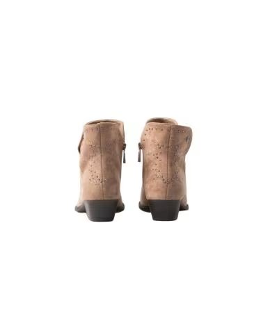 BB UP BOTIN COWBOY DE MUJER CON BORDADOS 2763 ANTE Beige BEIGE