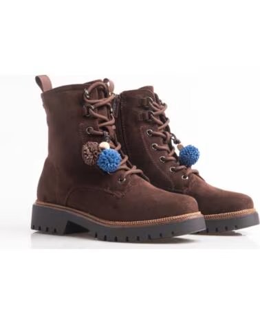 BB UP BOTIN MARRON DE MUJER CON CORDONES Y SUELA TRACK 2762 ANTE Cafe BROWN