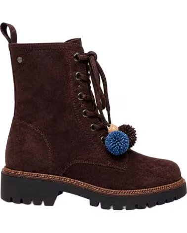BB UP BOTIN MARRON DE MUJER CON CORDONES Y SUELA TRACK 2762 ANTE Cafe BROWN