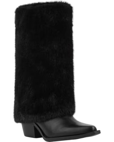 BB UP BOTA ALTA COWBOY NEGRA DE MUJER CON PELO 2619 PELO Negro BLACK