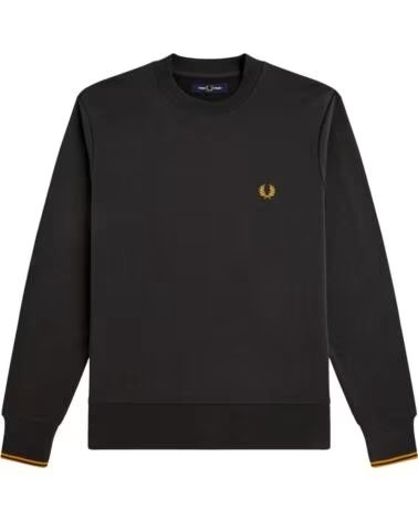 FRED PERRY SWEATSHIRT GOLA CARECA M7535 ANCHOR GREY