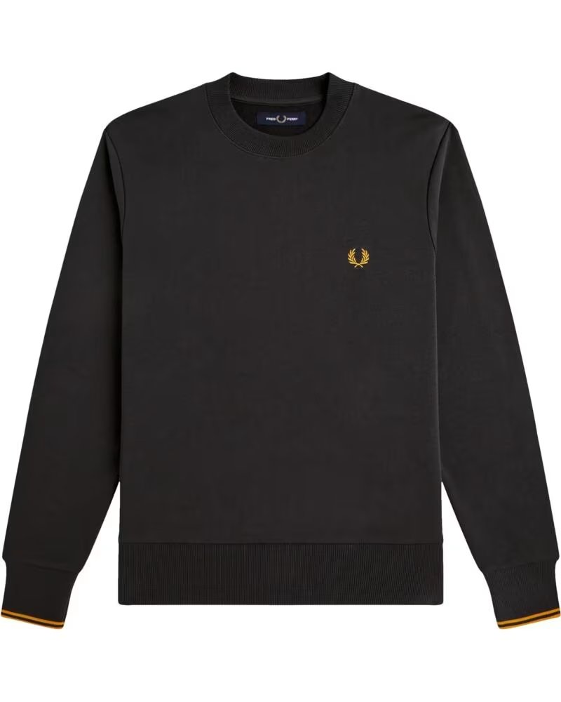 FRED PERRY SWEATSHIRT GOLA CARECA M7535 ANCHOR GREY