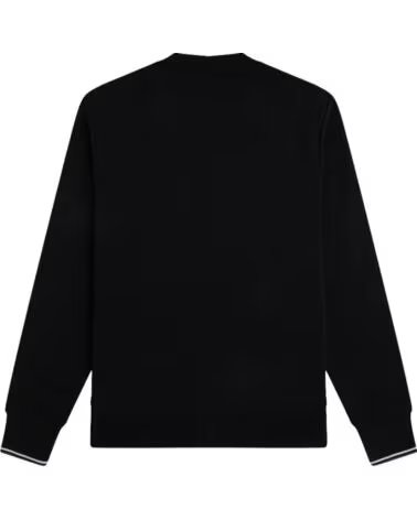 FRED PERRY SUDADERA CUELLO REDONDO M7535 BLACK