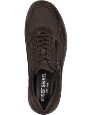 JOSEF SEIBEL MARLEY 50 ZAPATILLAS DE PIEL NUBUCK MARRÓN MARRON