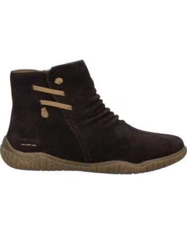 JOSEF SEIBEL WYNONA 17 STIVALETTI IN PELLE NUBUCK MARRONE MARRON