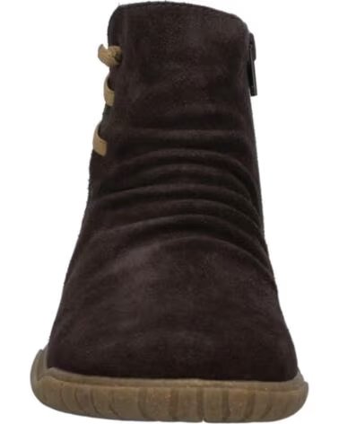 JOSEF SEIBEL WYNONA 17 STIVALETTI IN PELLE NUBUCK MARRONE MARRON