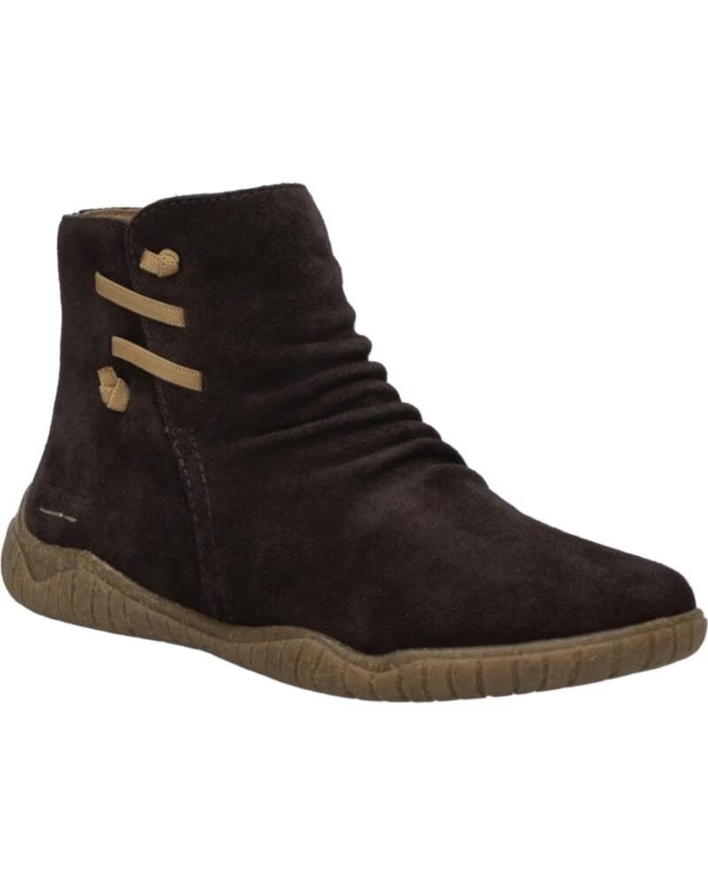 JOSEF SEIBEL WYNONA 17 STIVALETTI IN PELLE NUBUCK MARRONE MARRON