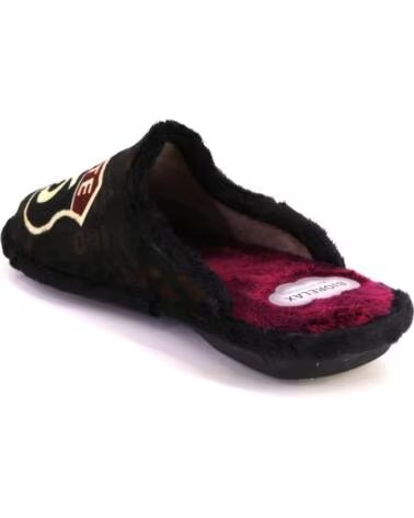 COSDAM 1428 ZAPATILLAS DE CASA ROUTE 66 NEGRO