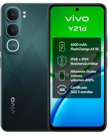 VIVO Y21D 5G 6,68 ZOLL 6GB 256GB JADE GREEN