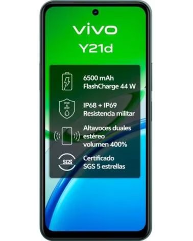 VIVO Y21D 5G 6,68 ZOLL 6GB 256GB JADE GREEN