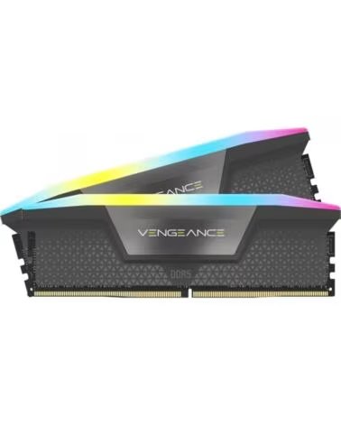 CORSAIR Memoria ram ddr5 32gb kit 2x16gb vengeance amd expo rgb 6000 mhz cl36