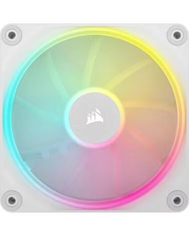 CORSAIR Ventilador caja lx120 icue link rgb 120mm blanco