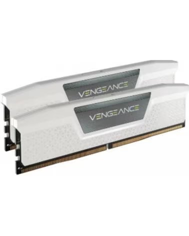 CORSAIR Memoria ram ddr5 32gb kit 2x16gb vengeance 6000mts cl36 blanco