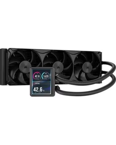 CORSAIR Kit refrigeracion liquida nautilus ii 360 rs lcd 3x 120mm negr
